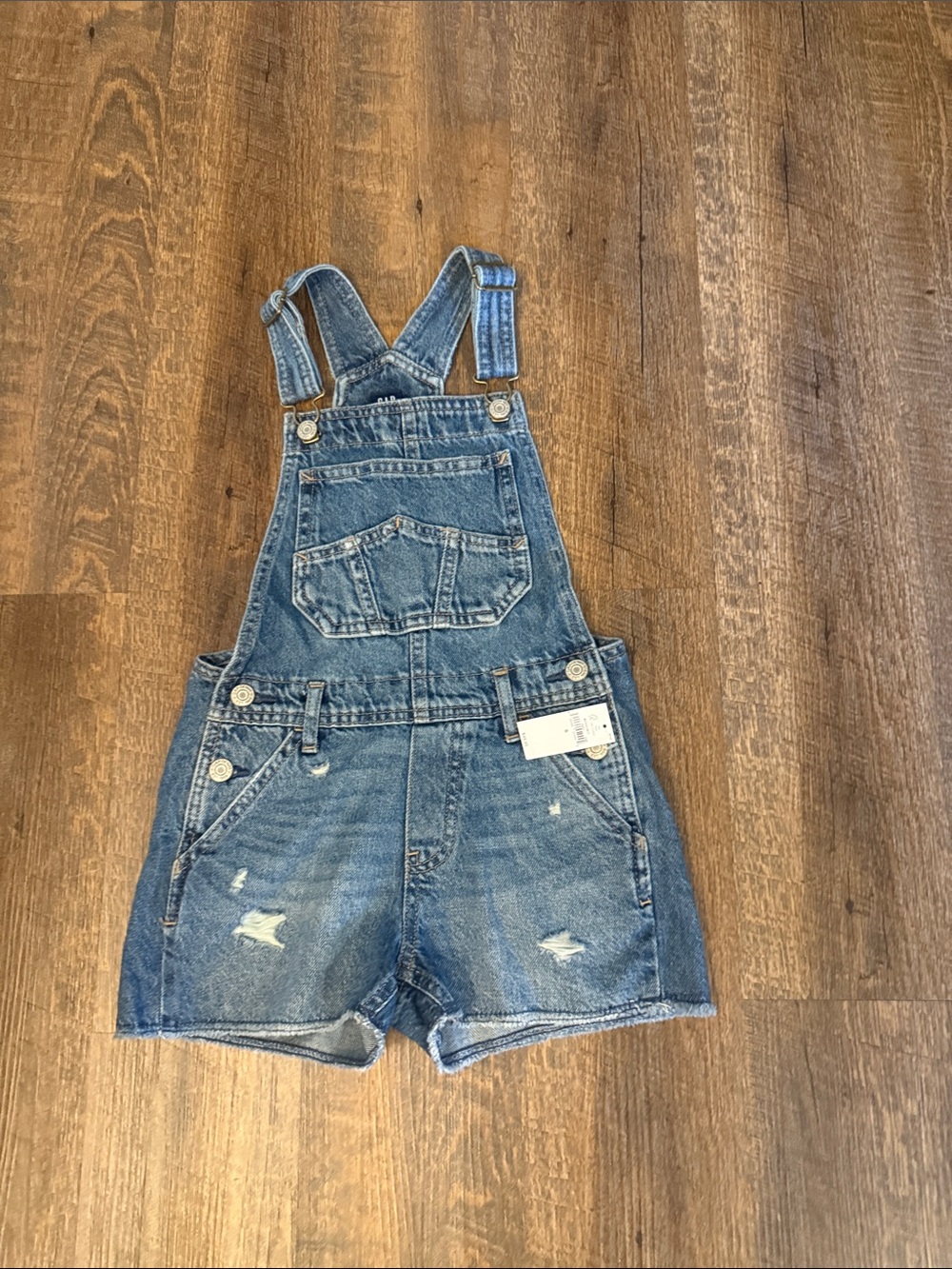 GAP Blue Denim Short Overalls